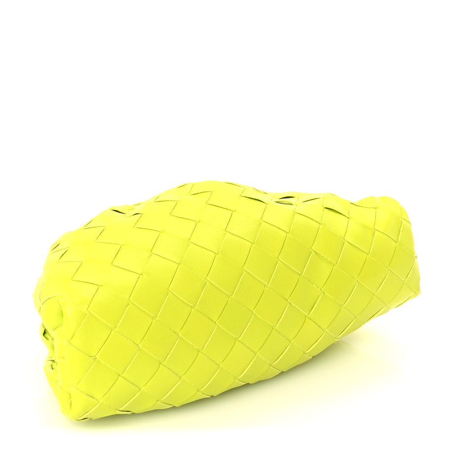 Bottega Veneta Nappa Intrecciato The Mini Pouch  Kiwi Image 3