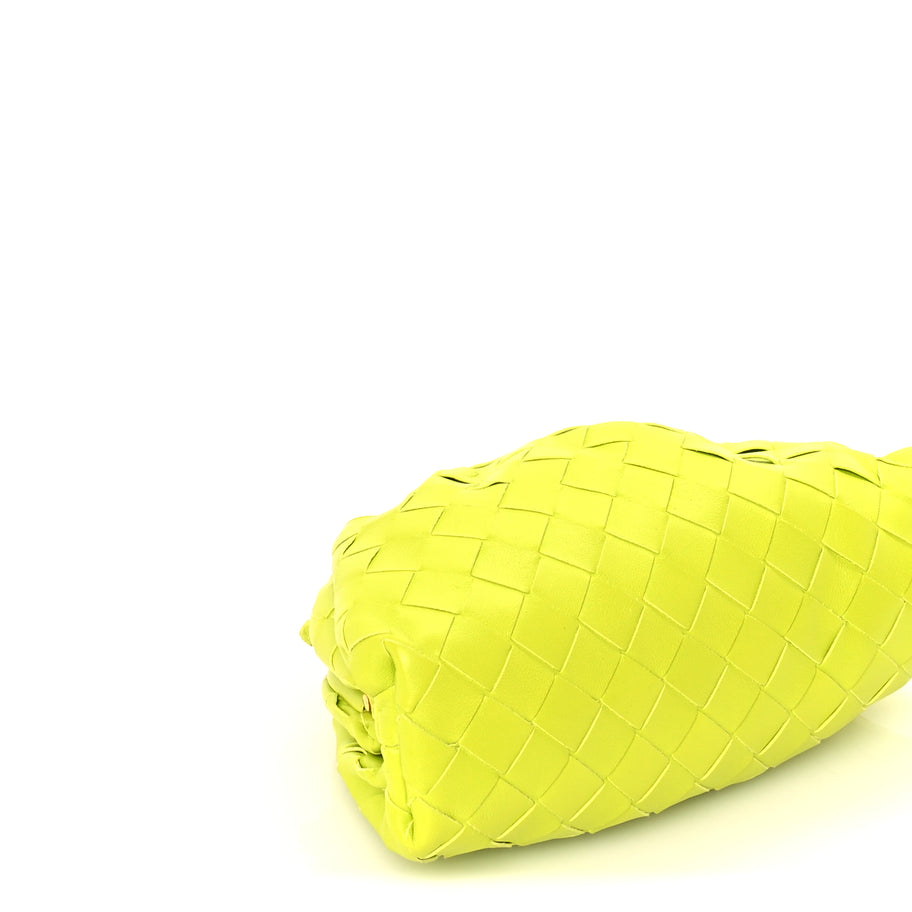 Bottega Veneta Nappa Intrecciato The Mini Pouch  Kiwi Image 7