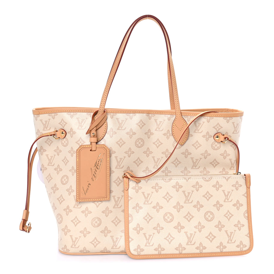 Louis Vuitton Monogram Origine Lin Neverfull MM Image 2