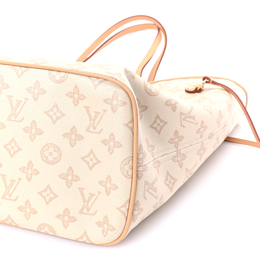 Louis Vuitton Monogram Origine Lin Neverfull MM Image 9