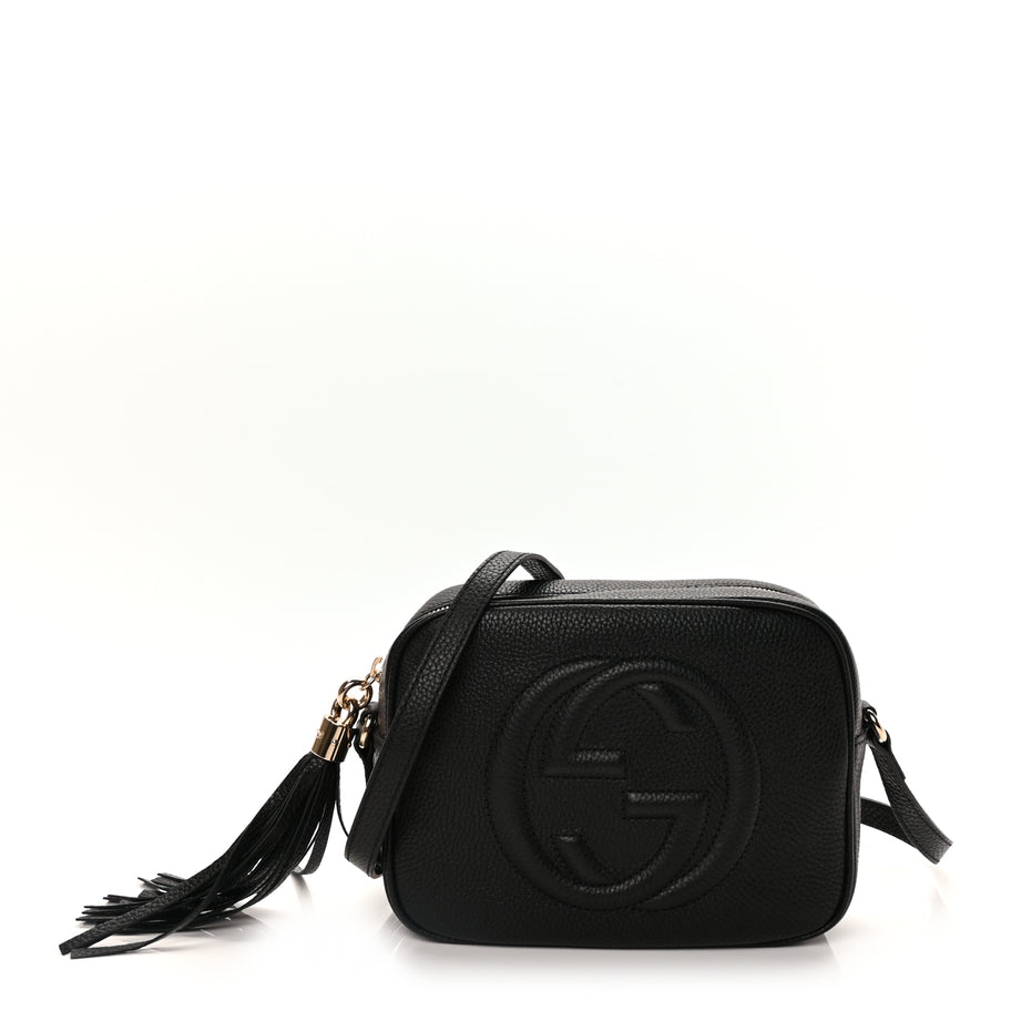 Gucci Pebbled Calfskin Small Soho Disco Bag Black Image 1