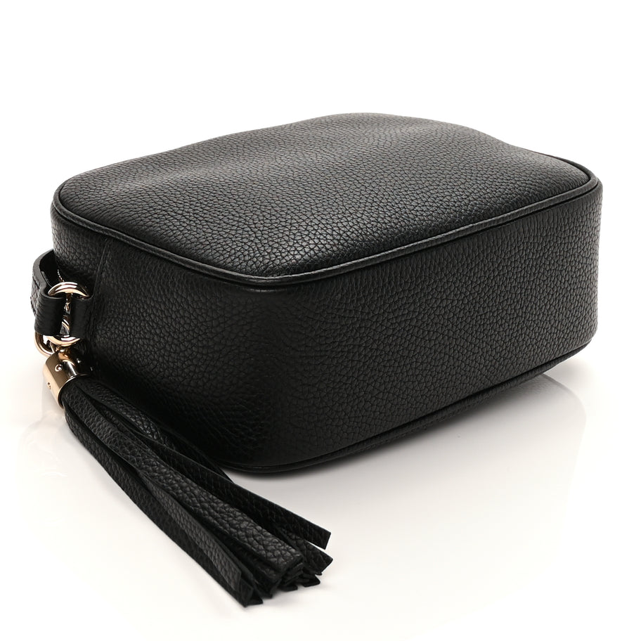 Gucci Pebbled Calfskin Small Soho Disco Bag Black Image 3