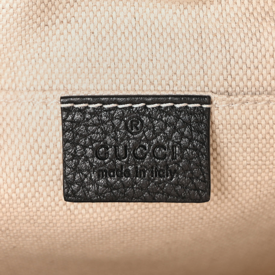 Gucci Pebbled Calfskin Small Soho Disco Bag Black Image 5
