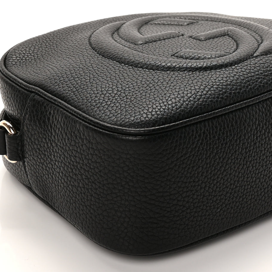 Gucci Pebbled Calfskin Small Soho Disco Bag Black Image 7
