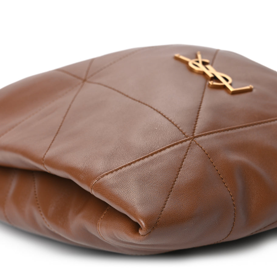 Saint Laurent Lambskin Matelasse Monogram Large Jamie 4.3 Pochon Light Fox Image 9