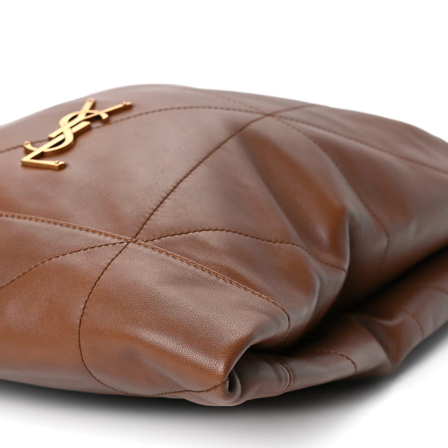 Saint Laurent Lambskin Matelasse Monogram Large Jamie 4.3 Pochon Light Fox Image 10