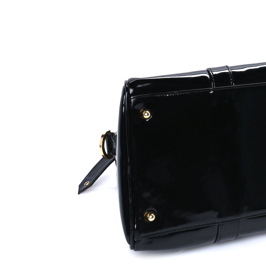 Chanel Patent Timeless CC Duffel Bag  Black Image 3
