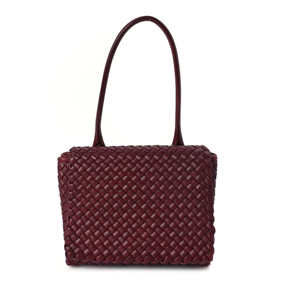 Bottega Veneta Nappa Intrecciato Patti Top Handle Bag Barolo Image 1