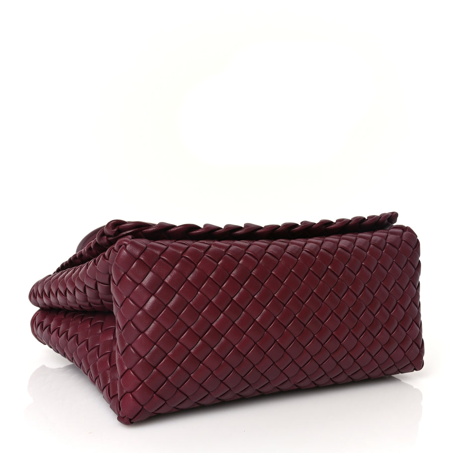 Bottega Veneta Nappa Intrecciato Patti Top Handle Bag Barolo Image 3