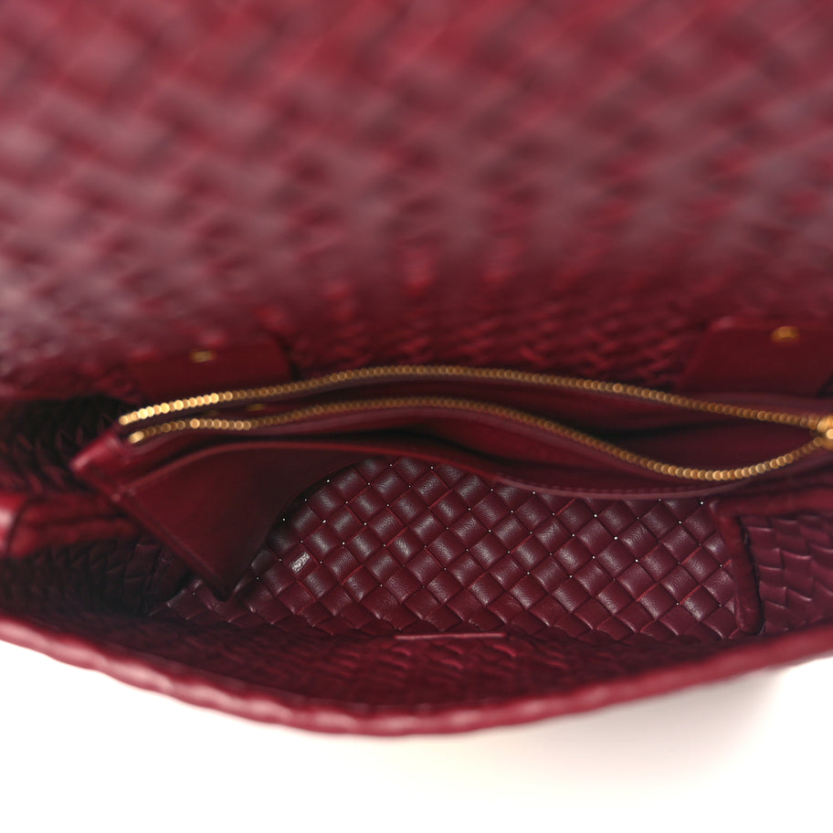 Bottega Veneta Nappa Intrecciato Patti Top Handle Bag Barolo Image 4