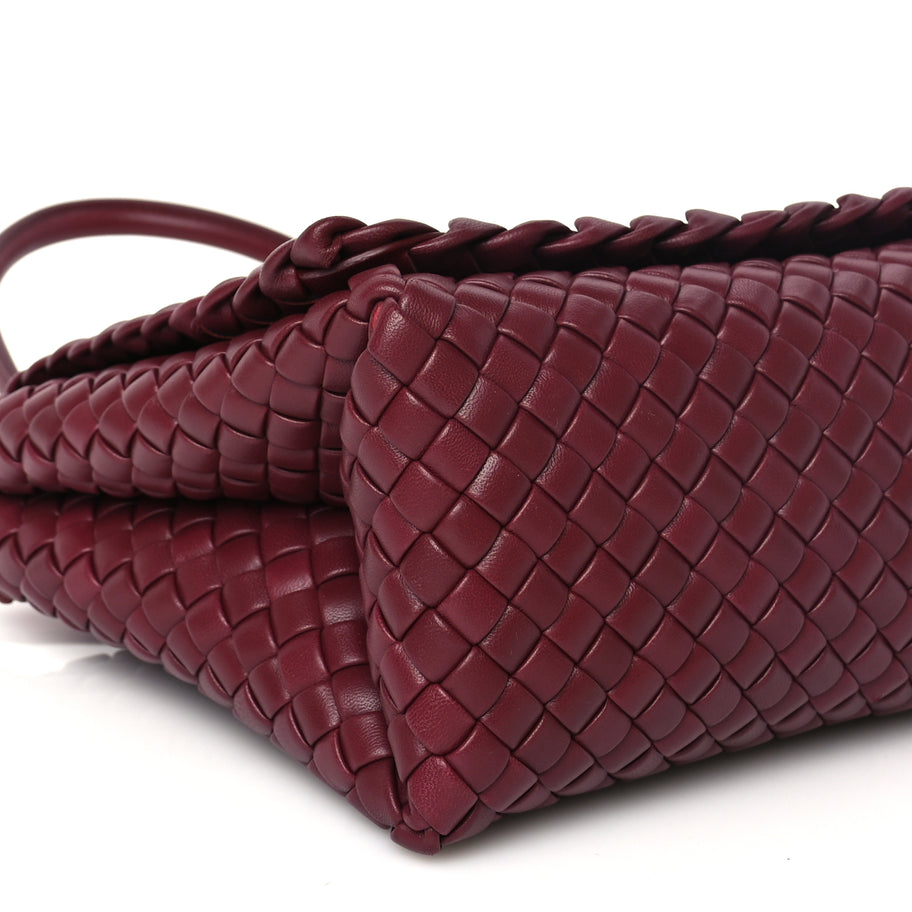 Bottega Veneta Nappa Intrecciato Patti Top Handle Bag Barolo Image 7