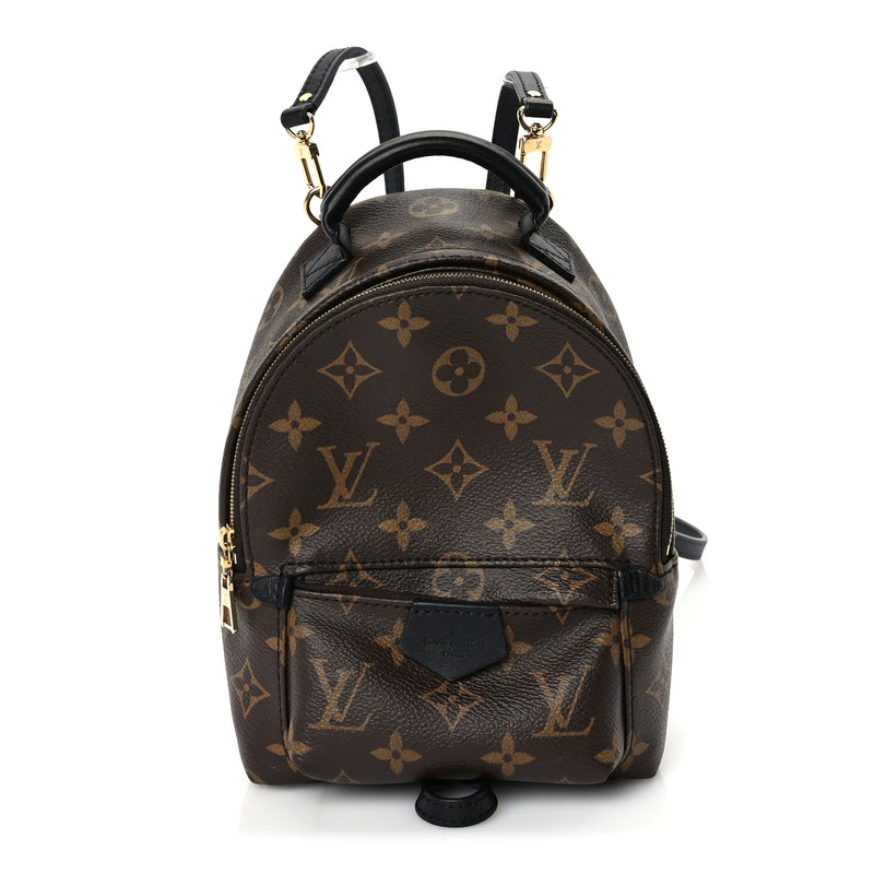  Louis Vuitton Monogram Palm Springs Backpack Mini Black