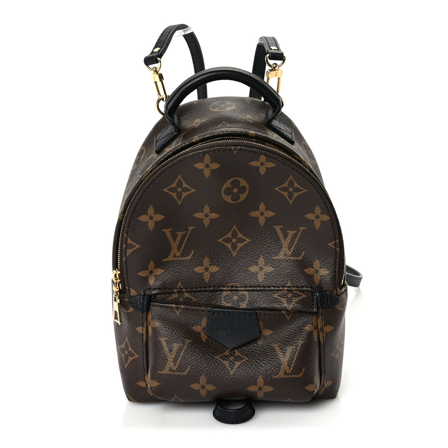 Louis Vuitton Monogram Palm Springs Backpack Mini Black Image 1