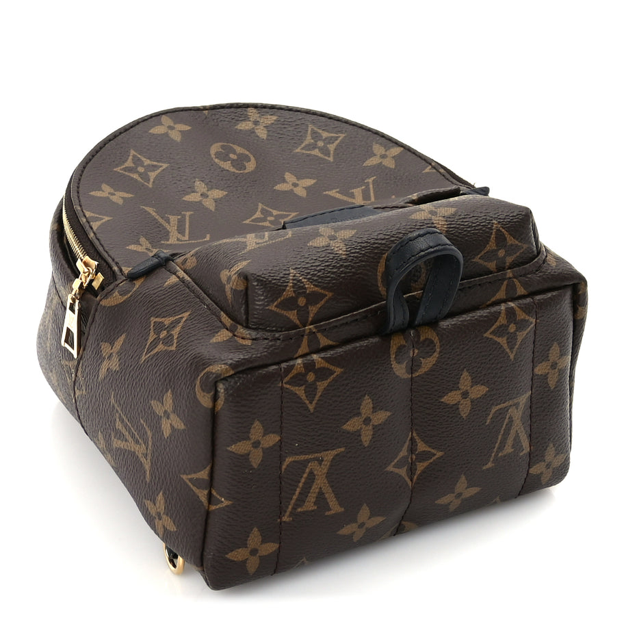 Louis Vuitton Monogram Palm Springs Backpack Mini Black Image 3