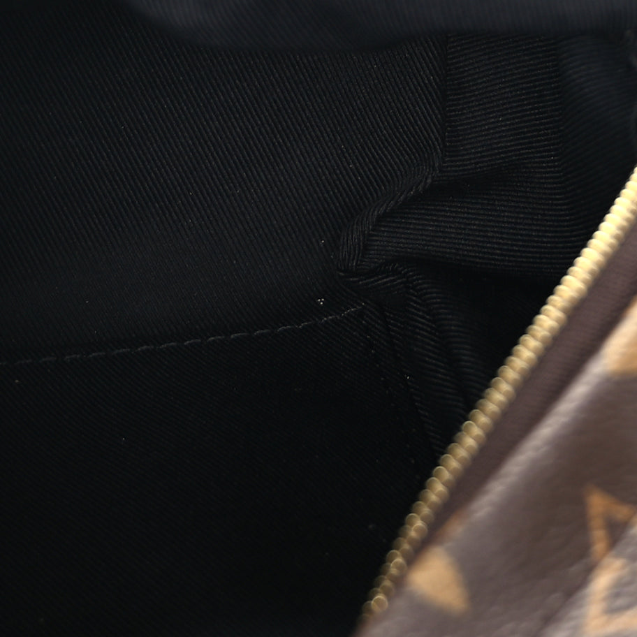 Louis Vuitton Monogram Palm Springs Backpack Mini Black Image 4