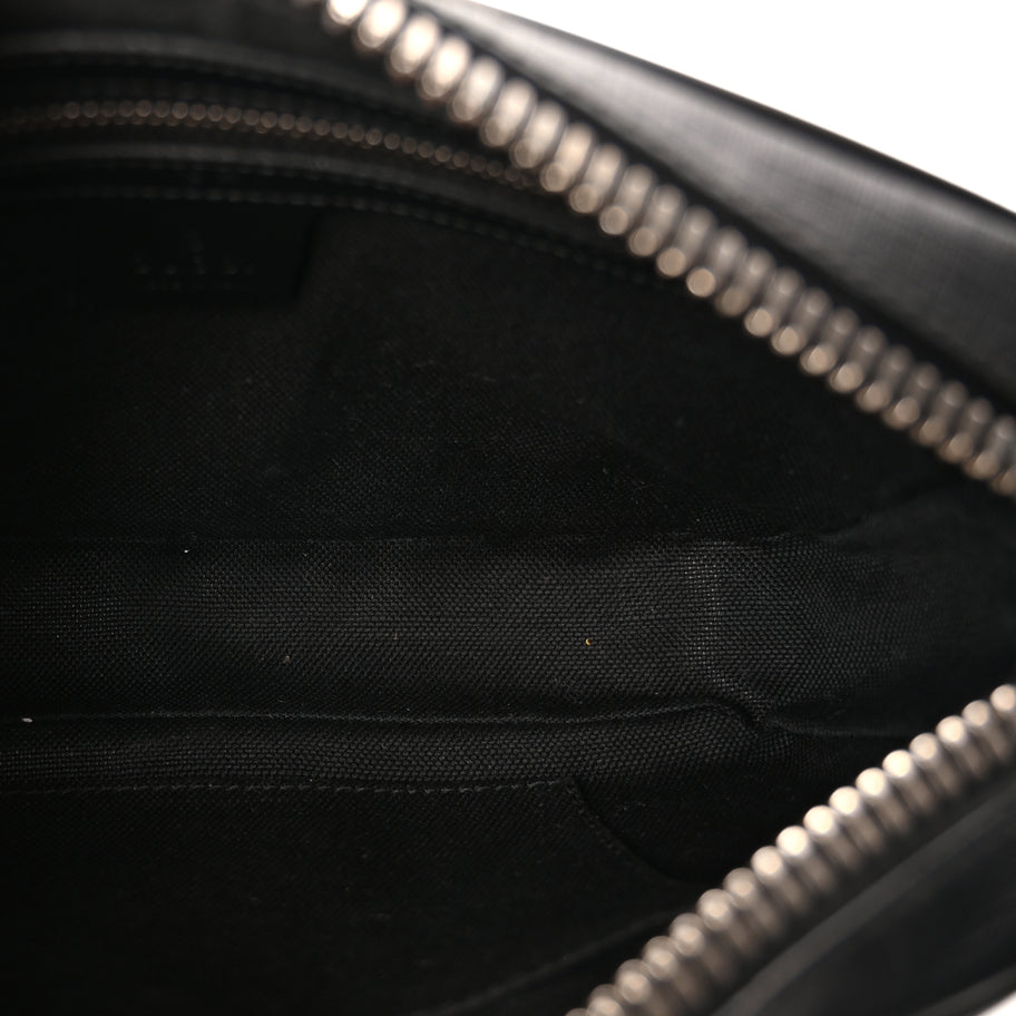 Gucci Soft GG Supreme Monogram Web Belt Bag  Black Grey Image 4