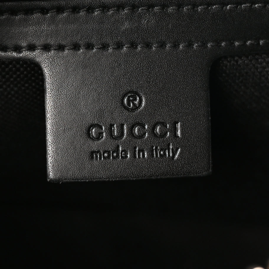 Gucci Soft GG Supreme Monogram Web Belt Bag  Black Grey Image 5