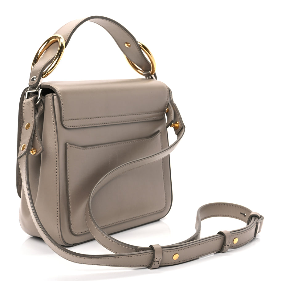 Chloe Calfskin Small C Double Carry Motty Grey Image 2