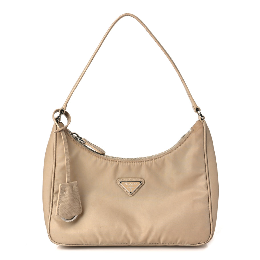 Prada Re-Nylon Saffiano Mini Re-Edition 2005 Bag Deserto Image 1