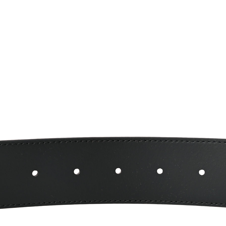 Louis Vuitton Calfskin Monogram 40mm LV Initiales Reversible Belt 80 32 Black Image 4