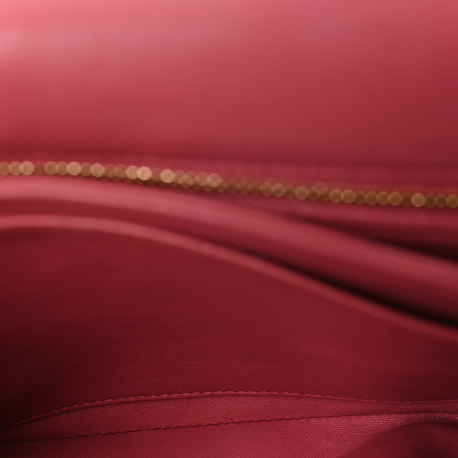 Loewe Lambskin Goya Puffer Bag Plumrose Image 4