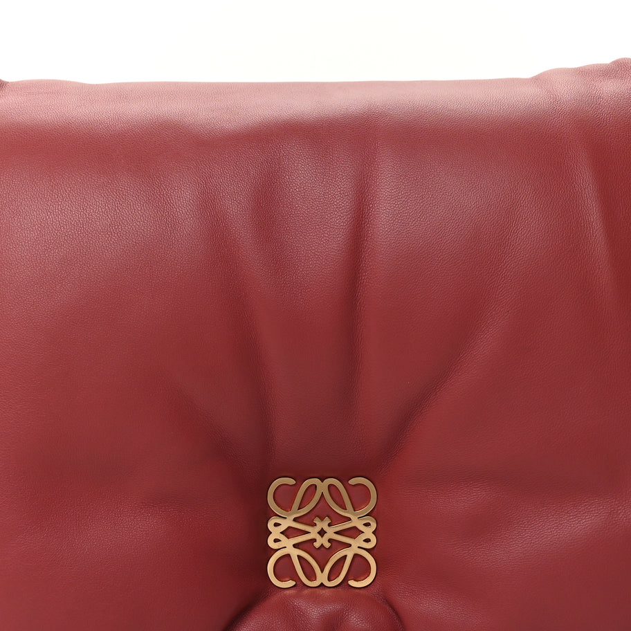 Loewe Lambskin Goya Puffer Bag Plumrose Image 6
