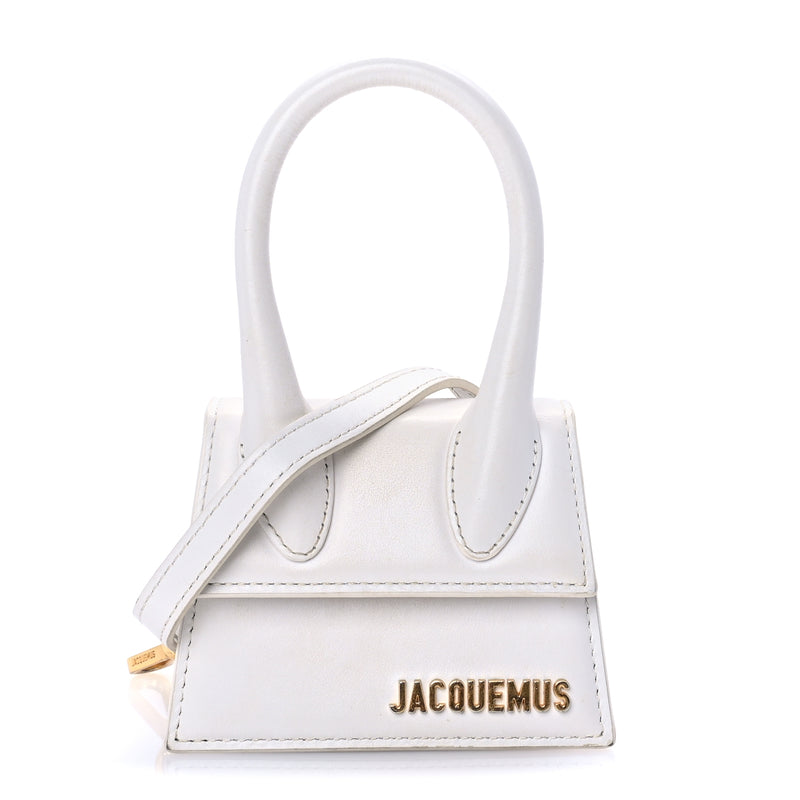  Jacquemus Smooth Calfskin Le Chiquito  White