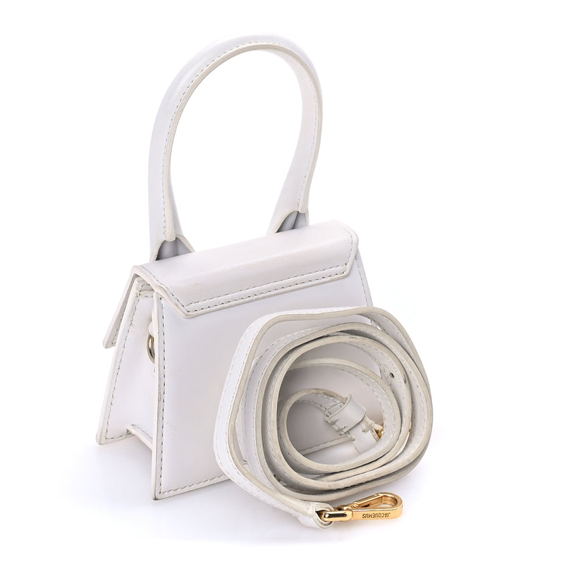  Jacquemus Smooth Calfskin Le Chiquito  White