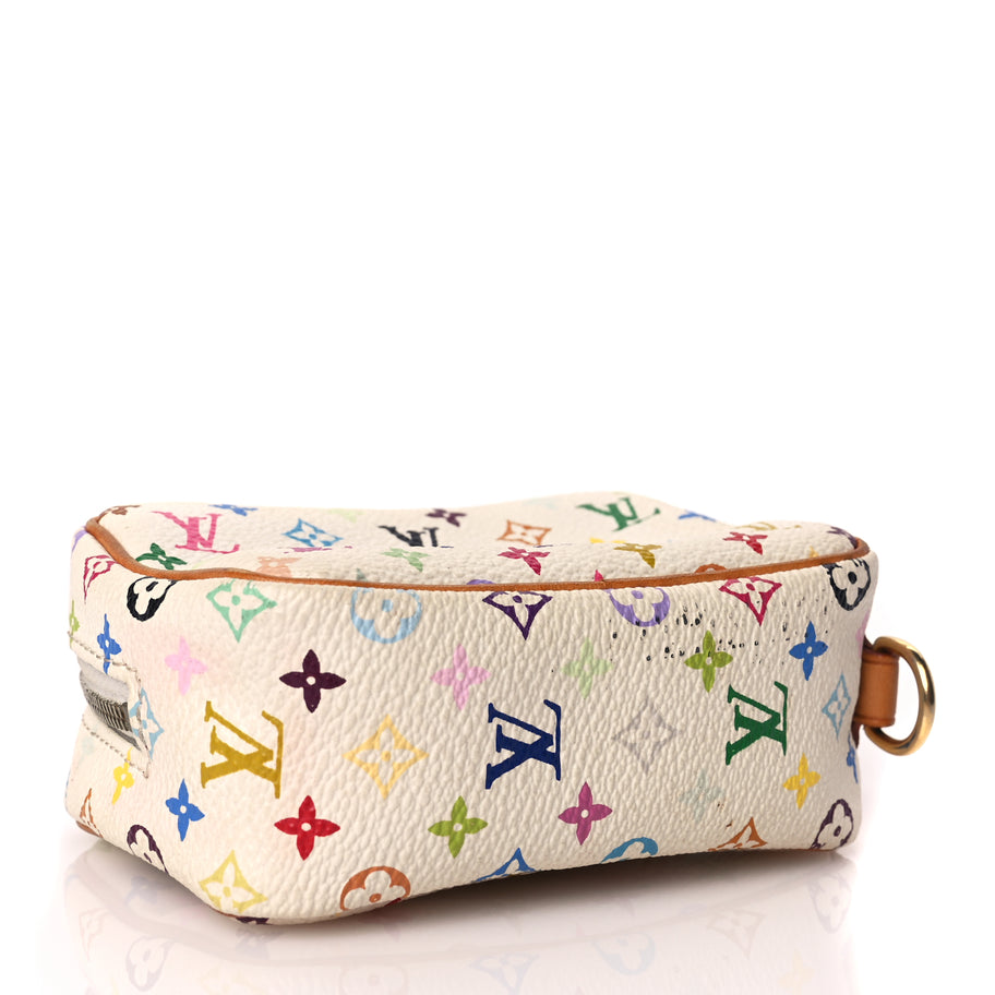 Louis Vuitton Monogram Multicolor Trousse Wapity White Image 4