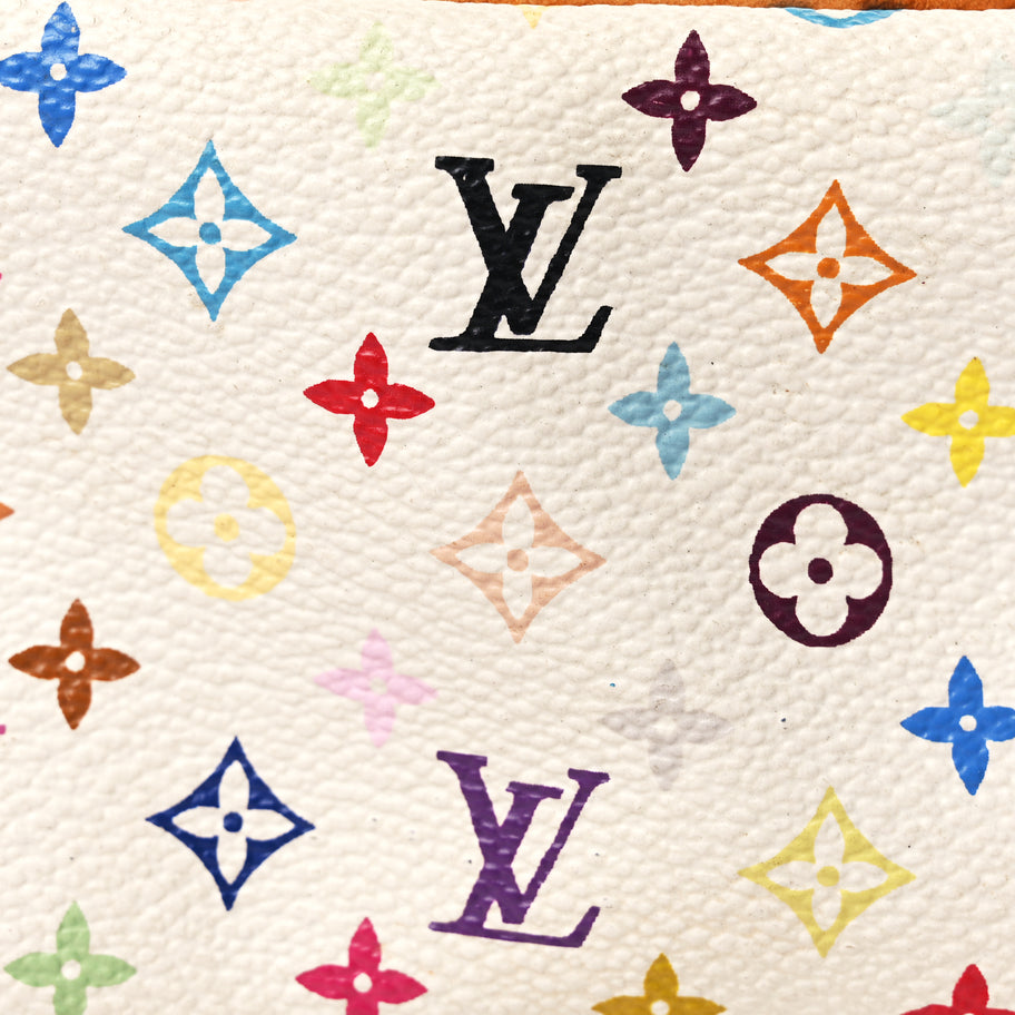 Louis Vuitton Monogram Multicolor Trousse Wapity White Image 7