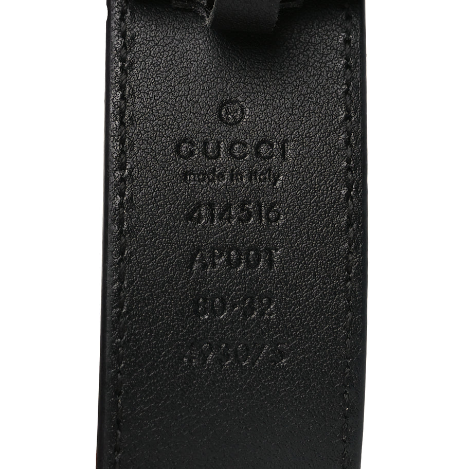 Gucci Calfskin Double G 30mm Belt 80 32 Black Image 3