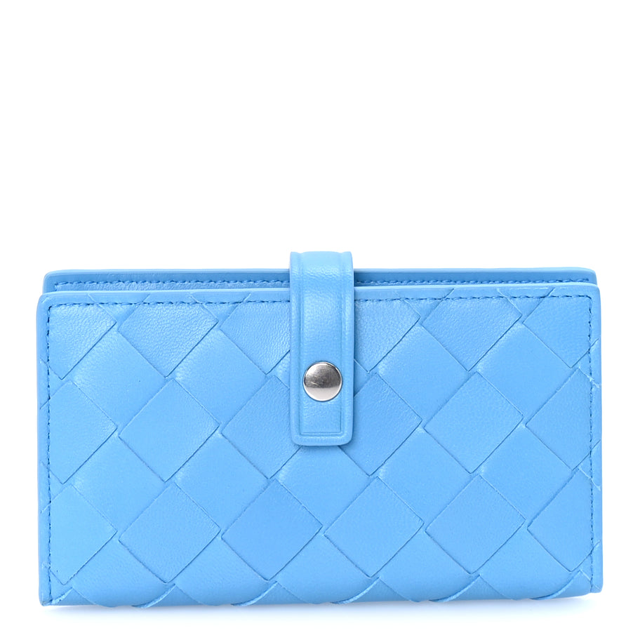 Bottega Veneta Nappa Intrecciato Key Holder Pool Image 1