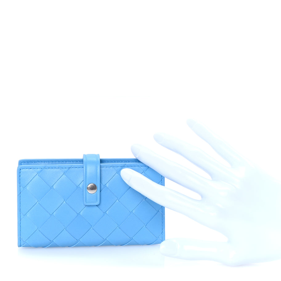 Bottega Veneta Nappa Intrecciato Key Holder Pool Image 2