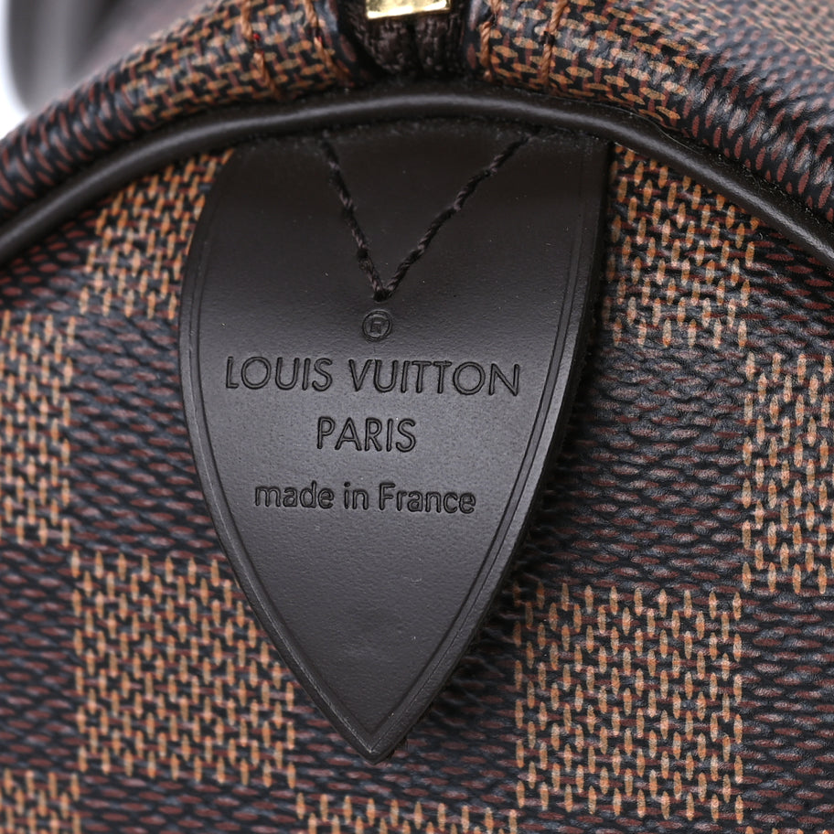 Louis Vuitton Damier Ebene Speedy 30 Brown Image 5