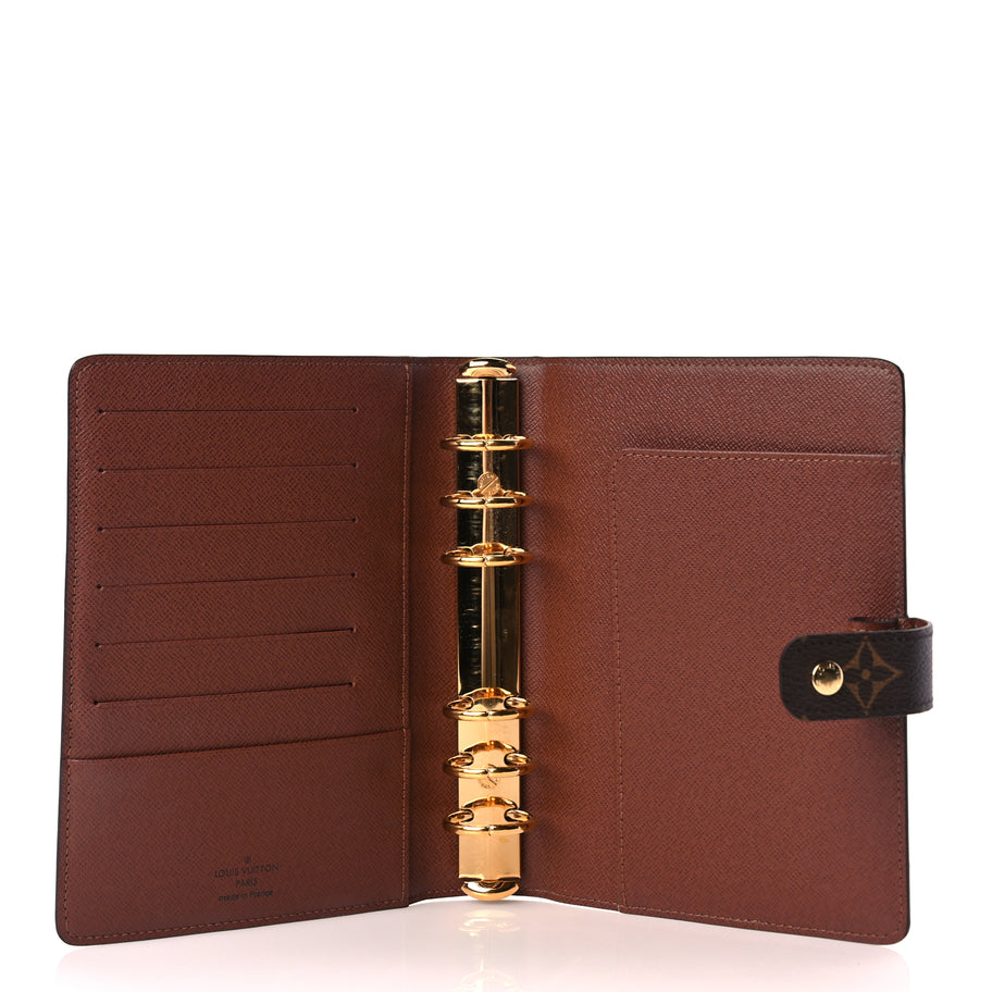 Louis Vuitton Monogram Medium Ring Agenda Cover Image 4