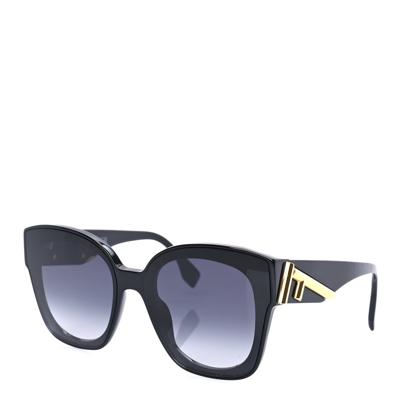  Fendi Acetate Fendi First Round Sunglasses FE401351  Black