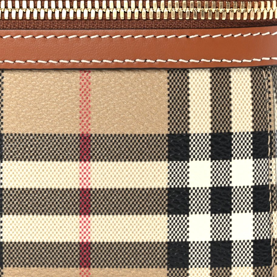 Burberry Vintage Check Vanity Crossbody Bag Briar Brown Image 7