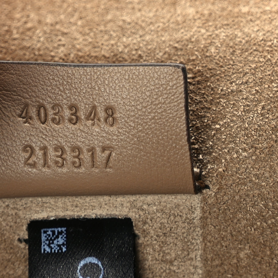 Gucci GG Supreme Monogram Medium Dionysus Shoulder Bag Taupe Image 6