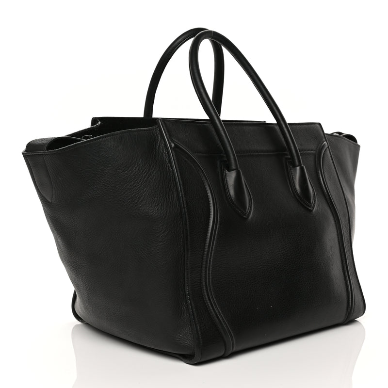  Celine Supple Calfskin Large Phantom Luggage Black