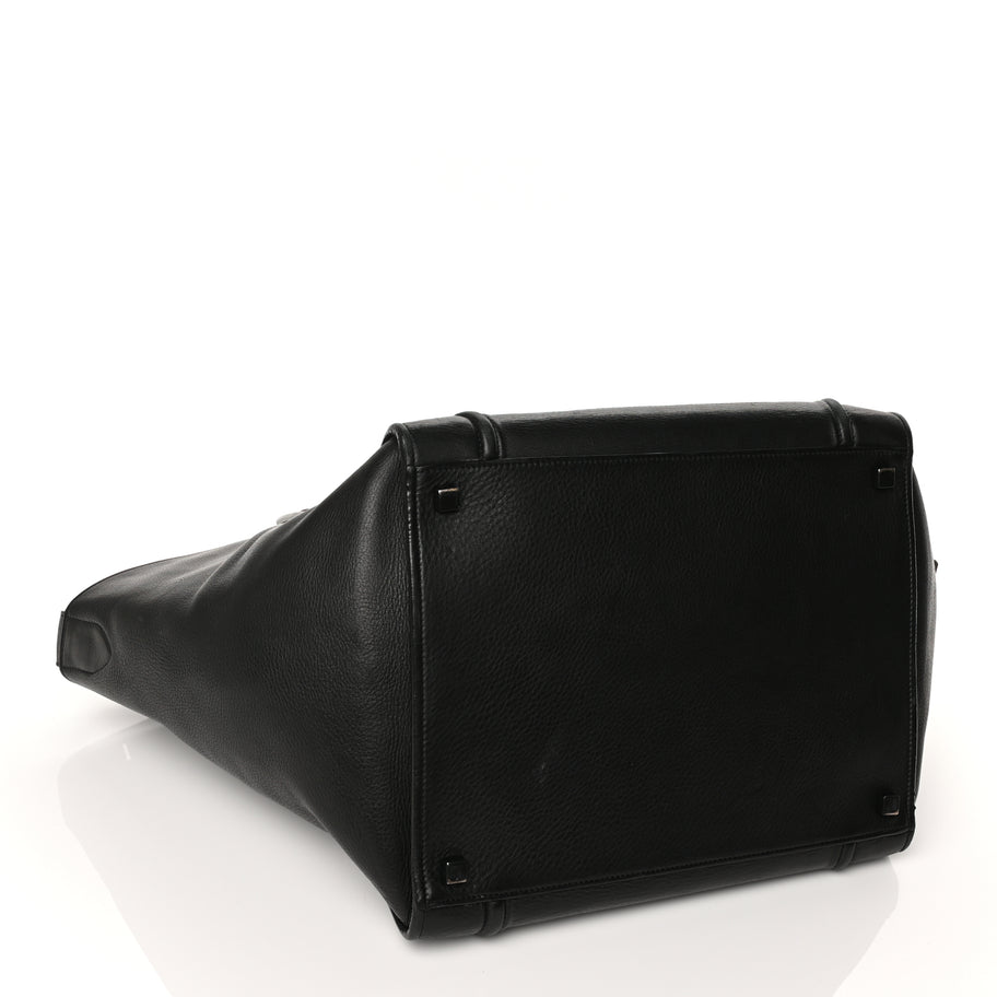 Celine Supple Calfskin Large Phantom Luggage Black Image 3