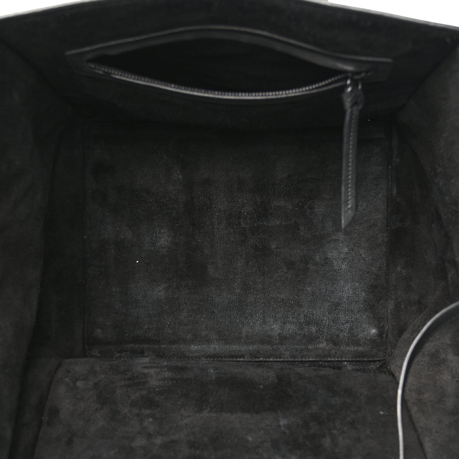 Celine Supple Calfskin Large Phantom Luggage Black Image 4
