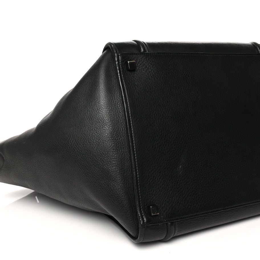 Celine Supple Calfskin Large Phantom Luggage Black Image 7