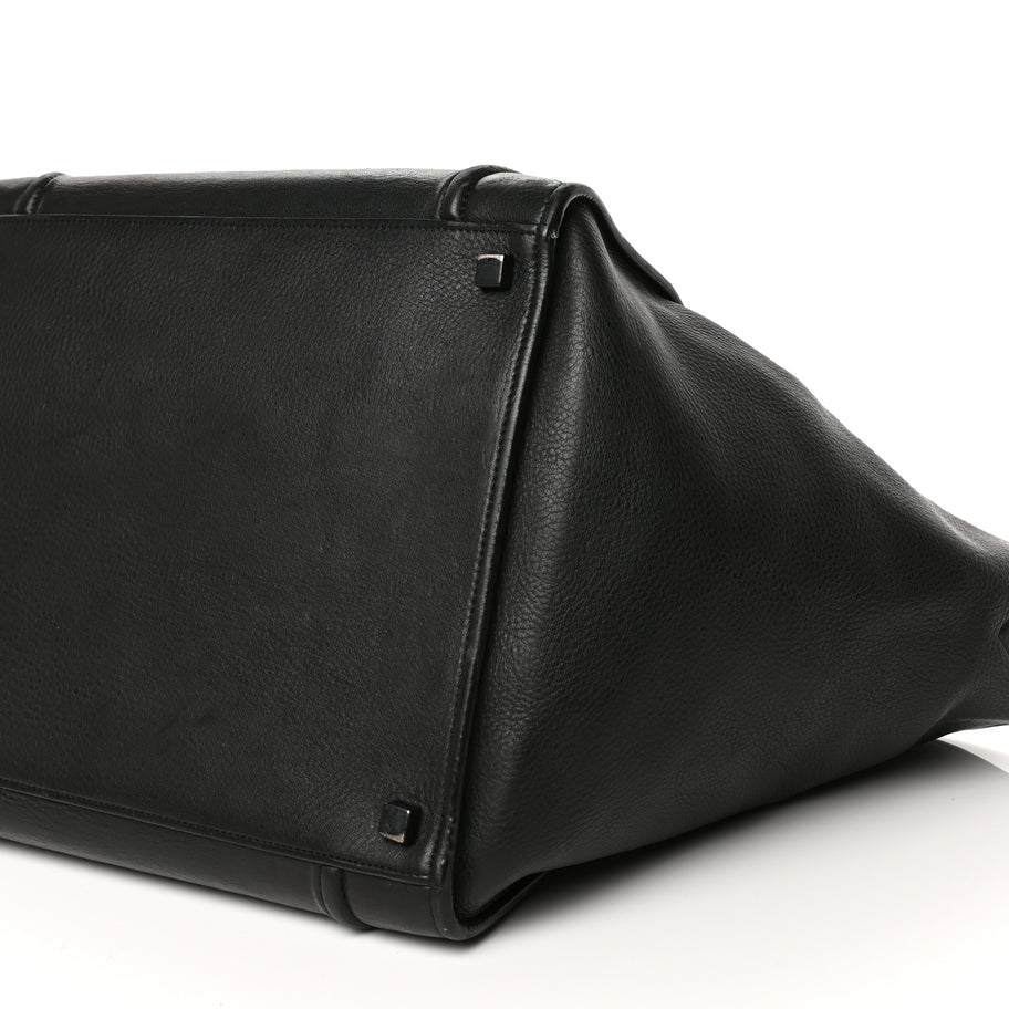 Celine Supple Calfskin Large Phantom Luggage Black Image 8