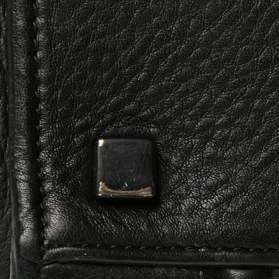 Celine Supple Calfskin Large Phantom Luggage Black Image 12