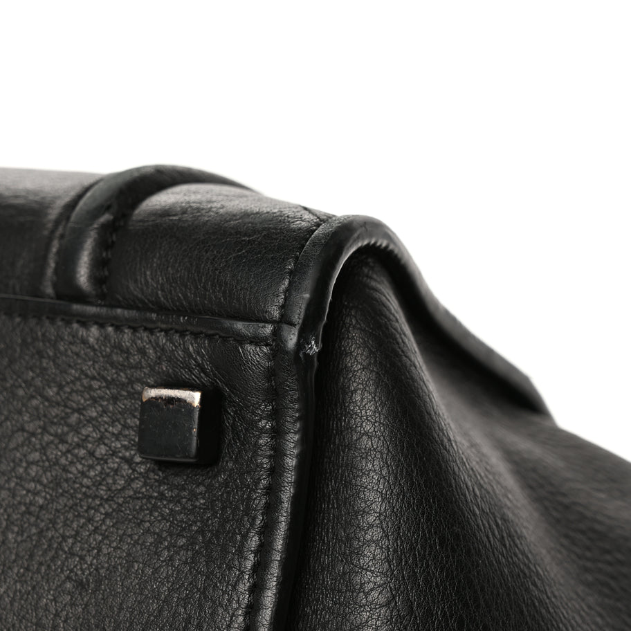 Celine Supple Calfskin Large Phantom Luggage Black Image 13