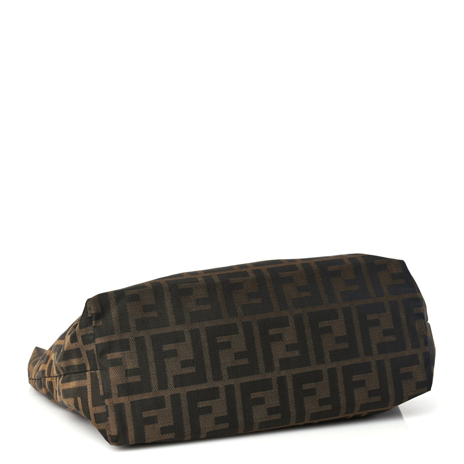Fendi Zucca Small Tote Tobacco Tobacco Image 3