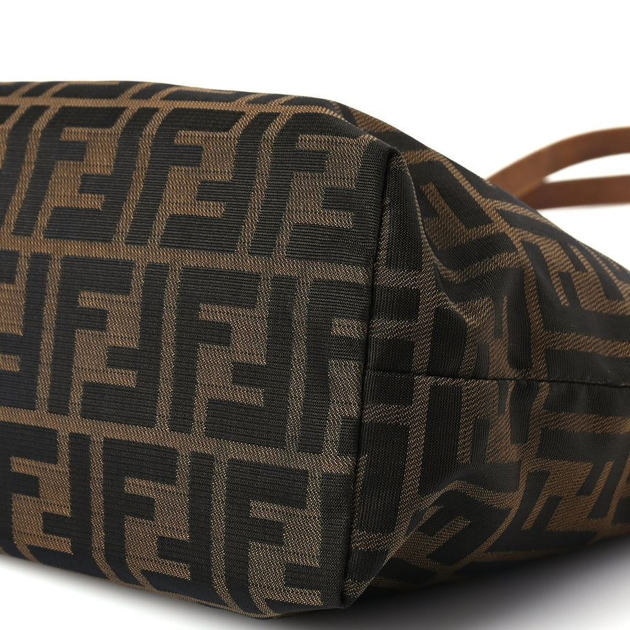 Fendi Zucca Small Tote Tobacco Tobacco Image 8