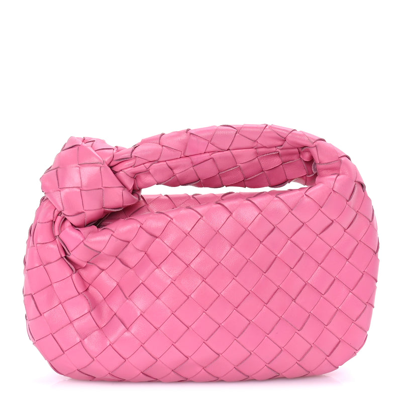  Bottega Veneta Nappa Intrecciato Mini Jodie  Pink