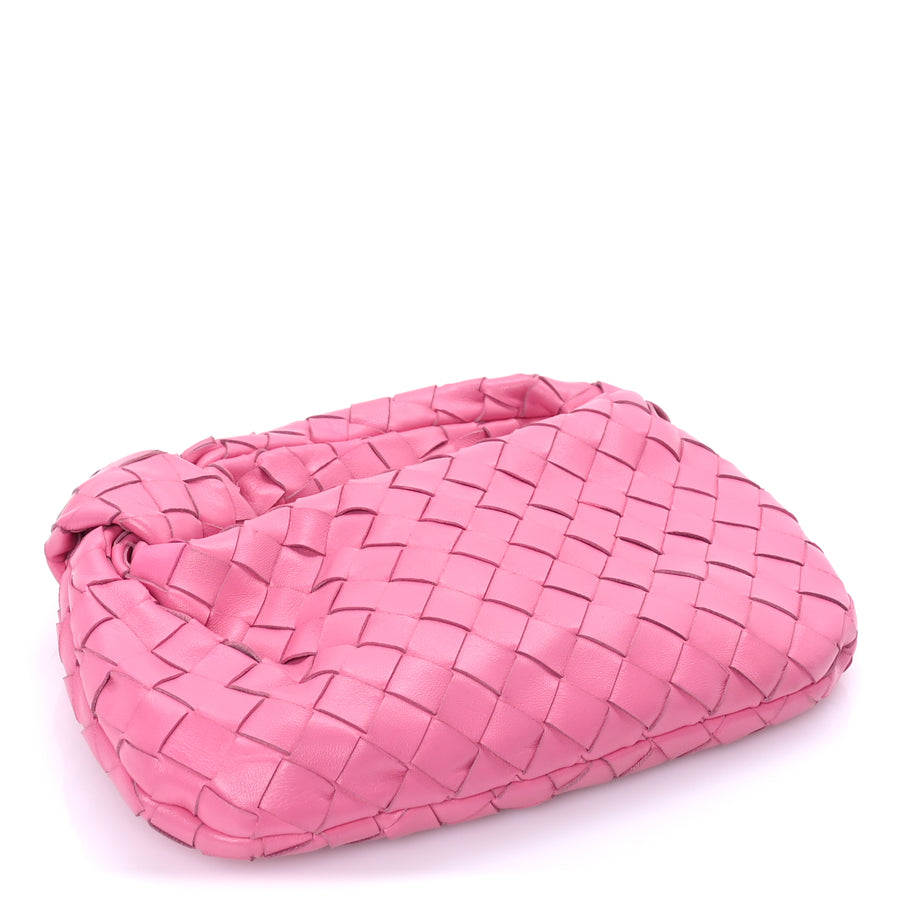 Bottega Veneta Nappa Intrecciato Mini Jodie  Pink Image 3