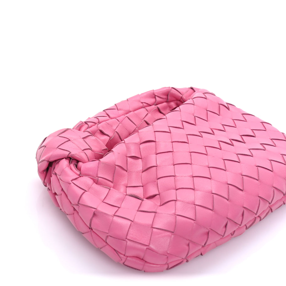 Bottega Veneta Nappa Intrecciato Mini Jodie  Pink Image 7